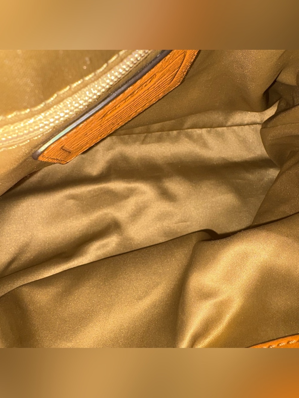 SOLD!! Coach Phoebe Leather Shoulder Hobo Bag in Cognac EUC - Picture 14 of 16